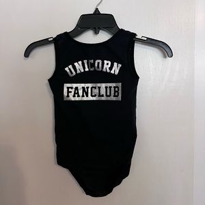 Gymnastics black bodysuit